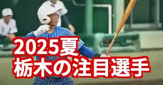 【2025夏】栃木県高校野球の注目選手！ドラフト候補を独自分析 (関連: スポーツ, イベント, 栃木, 高校野球, 甲子園)