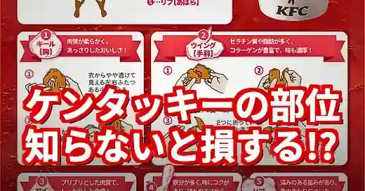 【ケンタッキー部位の秘密】損しない頼み方とパサパサ肉攻略法 (関連: グルメ, ケンタッキー, 部位, オリジナルチキン, サイ)