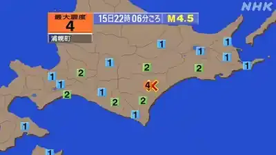 最新地震速報 北海道で震度4の地震!今すぐ知るべき安全対策は? 最新地震速報 北海道で震度4の地震!今すぐ知るべき安全対策は? (関連: 災害, 地震, 防災, 北海道)