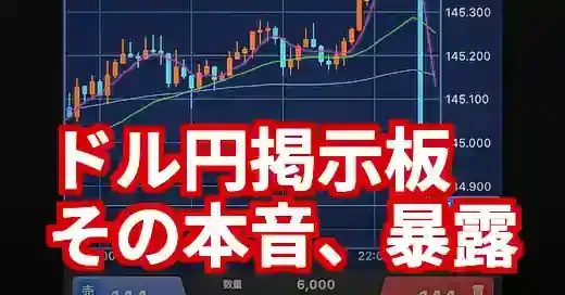 為替ドル円掲示板の裏側！個人投資家の本音から未来を読み解く (関連: 経済, 為替, ドル円, 掲示板, 市場心理)