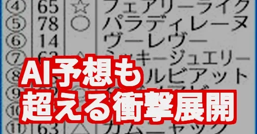 ローズステークスAI予想も驚愕！？女王の激走と波乱の結末を調査！