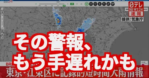「記録的短時間大雨情報」江東区はどこが危ない?警報の本当の意味にゾッとした 「記録的短時間大雨情報」江東区はどこが危ない?警報の本当の意味にゾッとした (関連: 記録的短時間大雨情報, 江東区, ゲリラ豪雨, 防災, 気象情報)