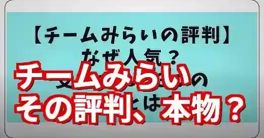 【チームみらいの評判】怪しい？支持される？SNSの声から徹底検証 (関連: 政治, チームみらい, 安野たかひろ, 参院選2025, AI)